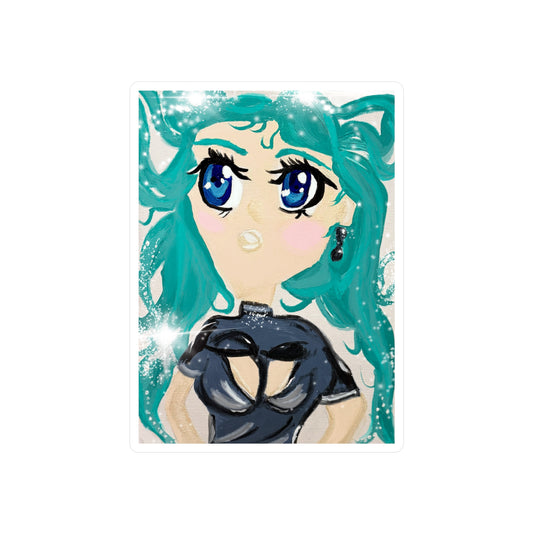 Anime Girl Sirena Kiss-Cut Vinyl Decals