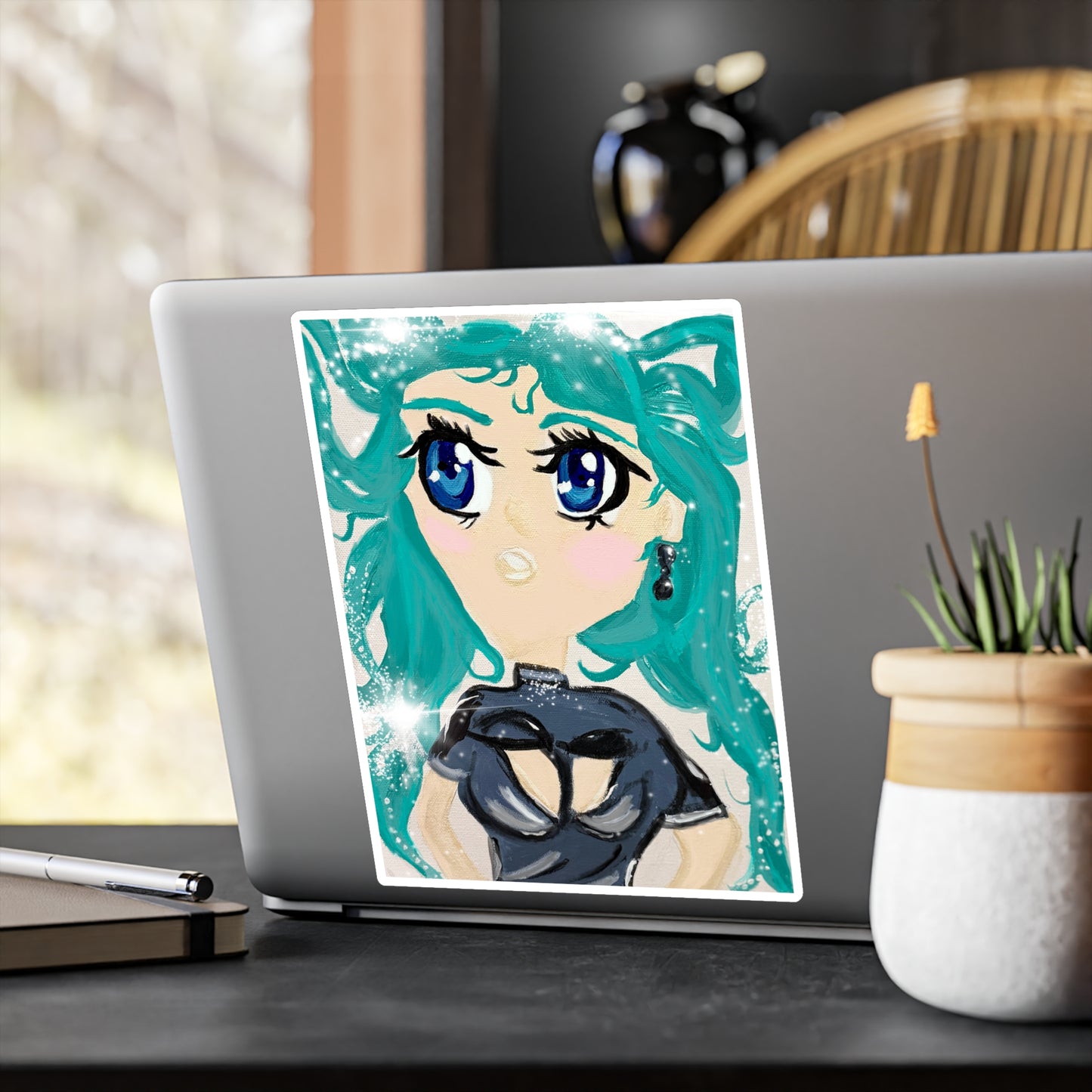 Anime Girl Sirena Kiss-Cut Vinyl Decals