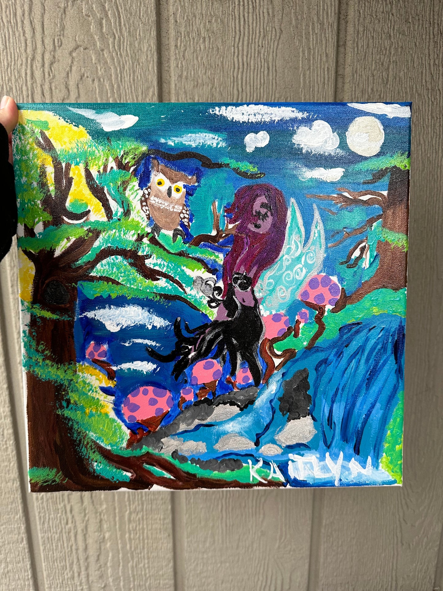 Enchanted forest abstract