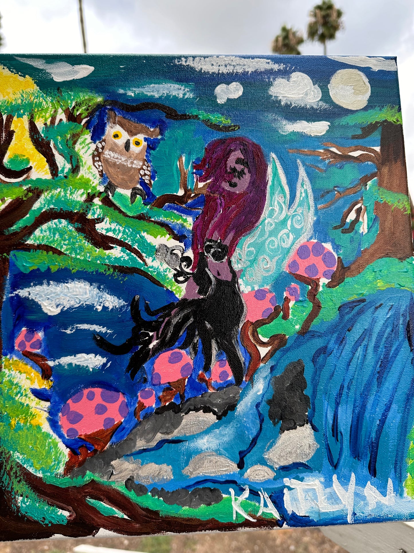 Enchanted forest abstract
