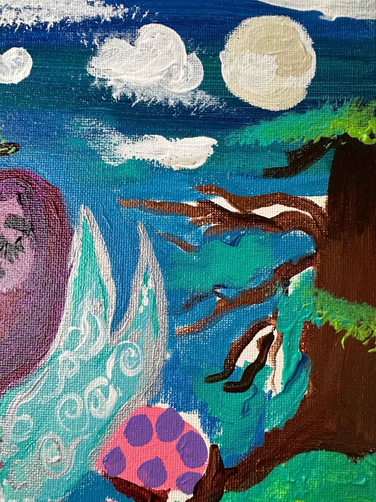 Enchanted forest abstract