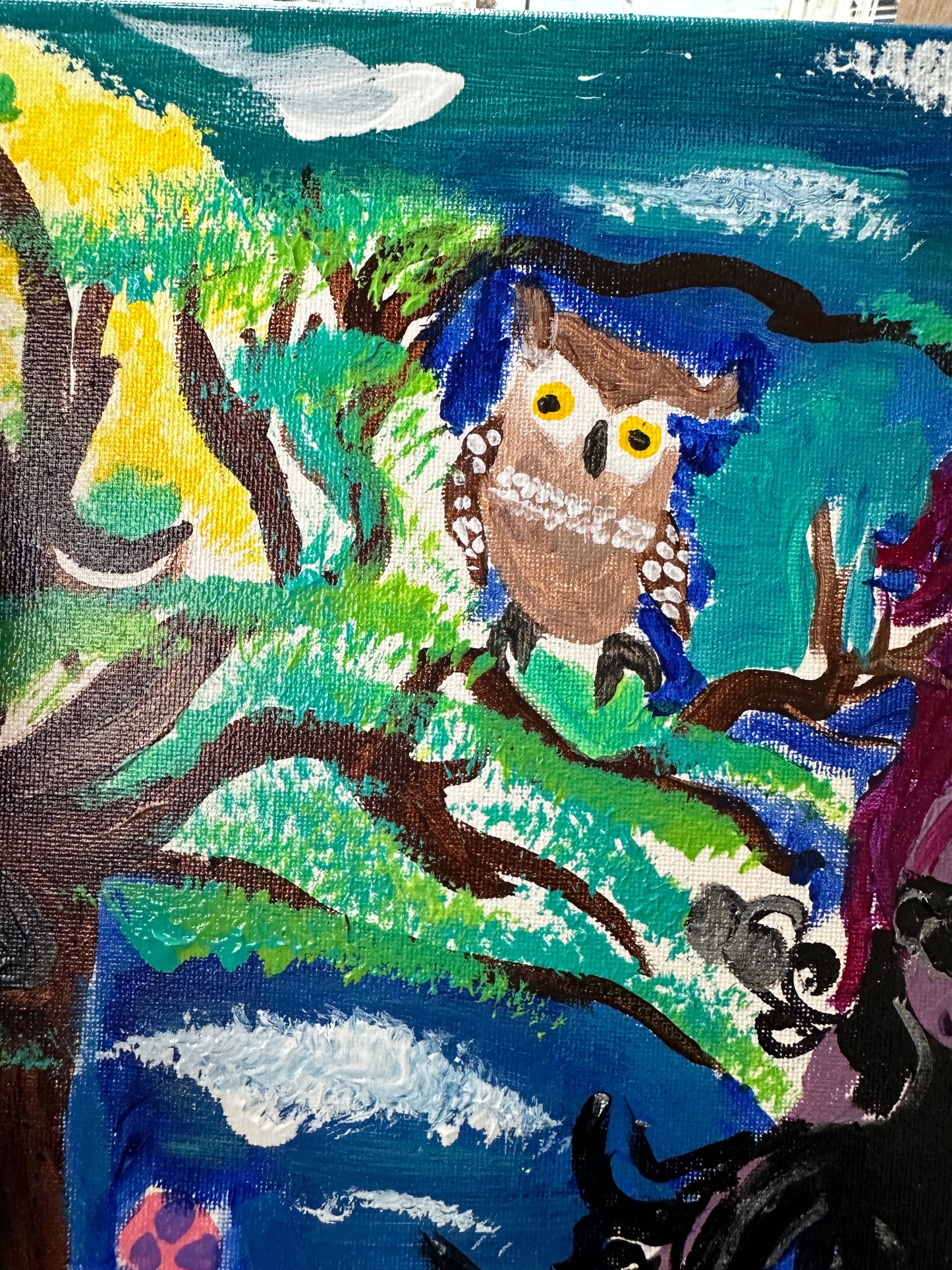 Enchanted forest abstract