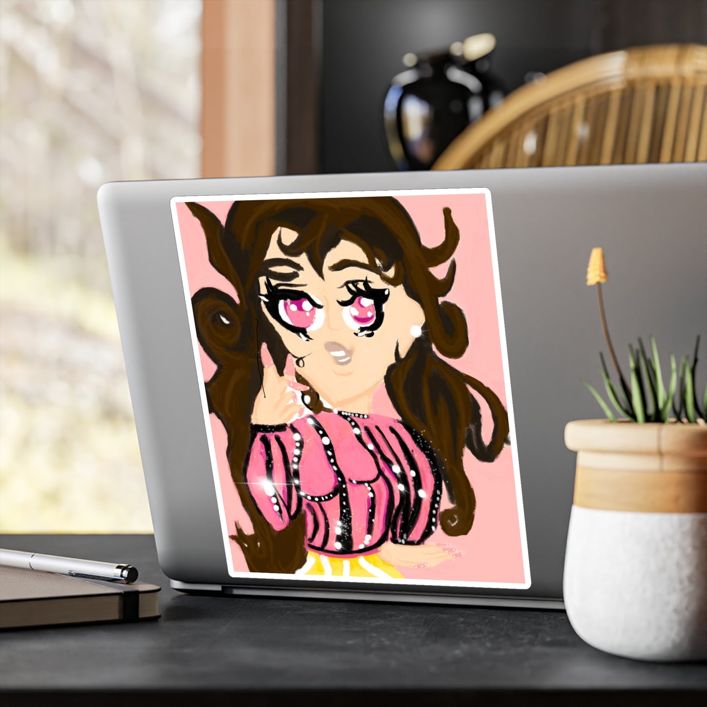 Anime Girl Rei Kiss-Cut Vinyl Decals