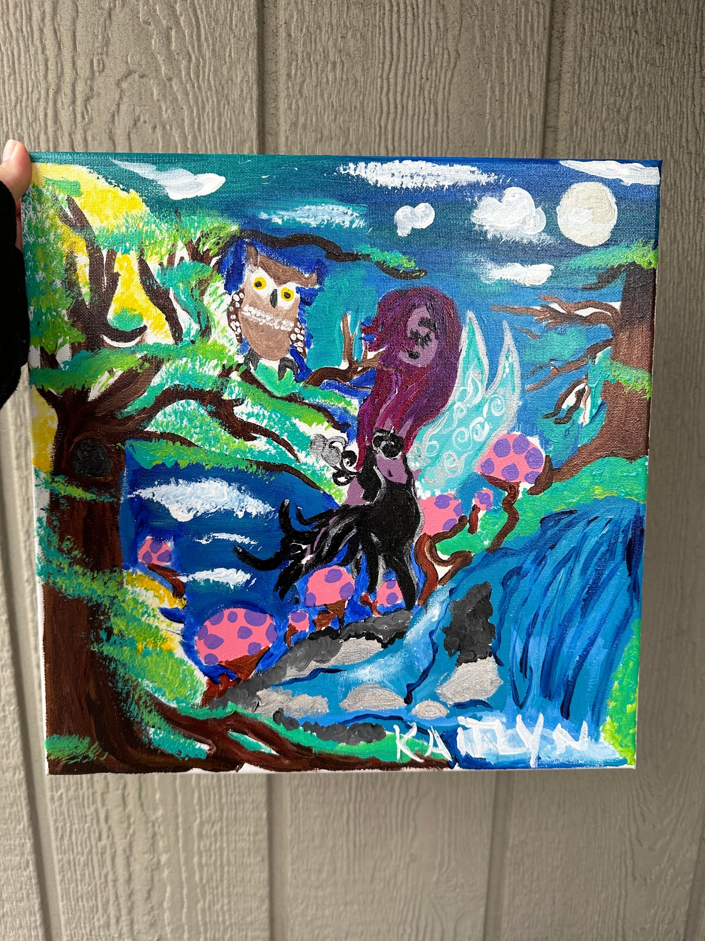 Enchanted forest abstract