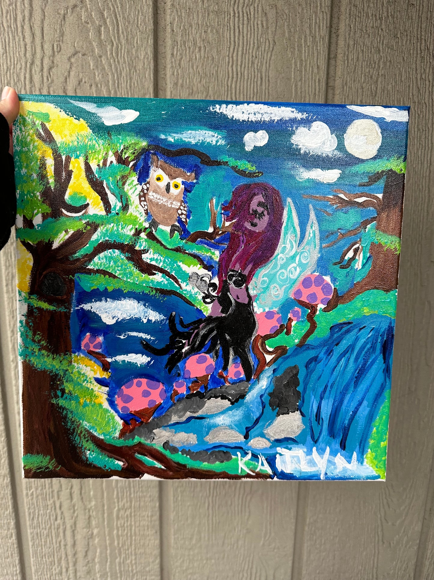 Enchanted forest abstract