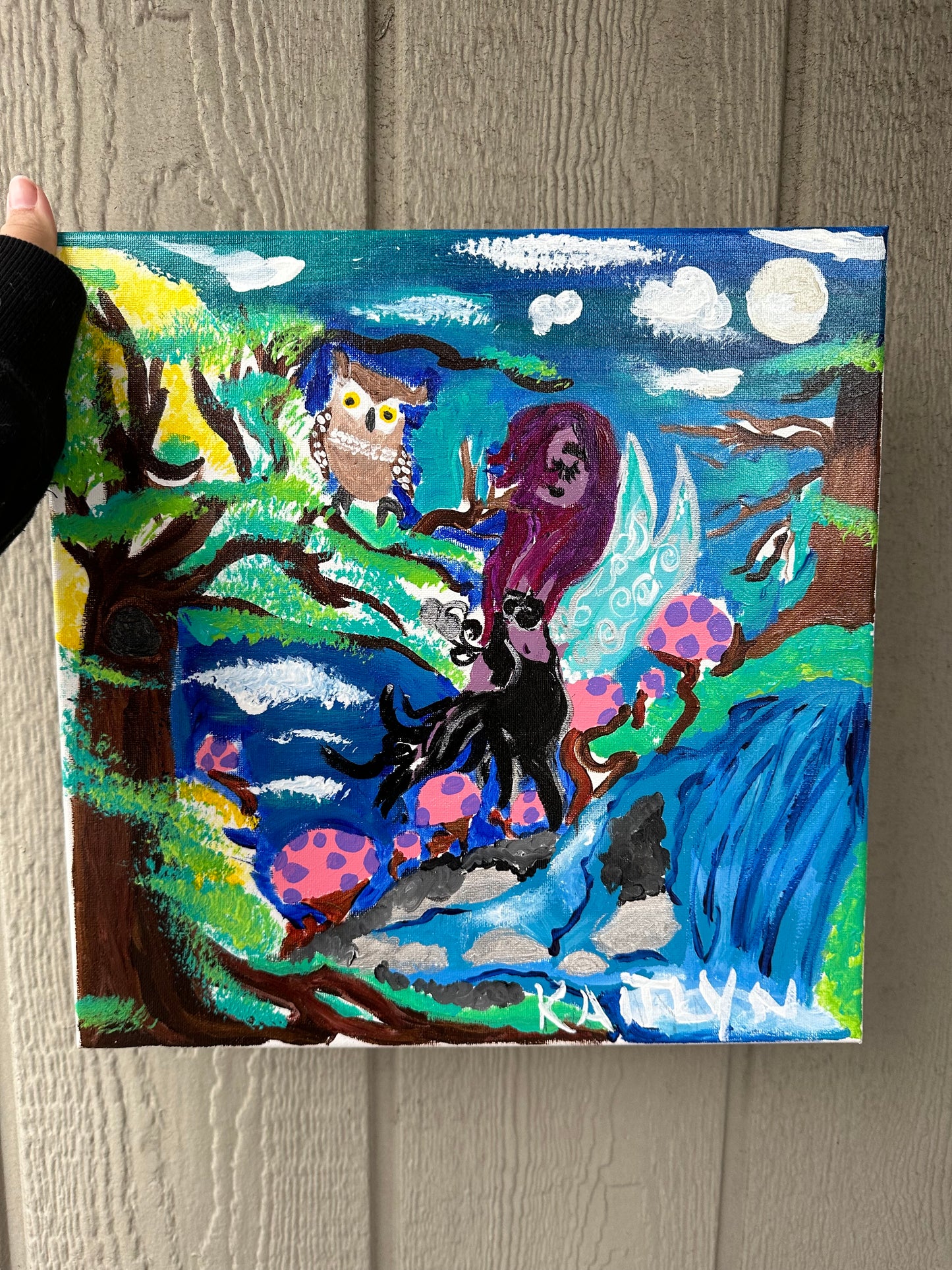 Enchanted forest abstract