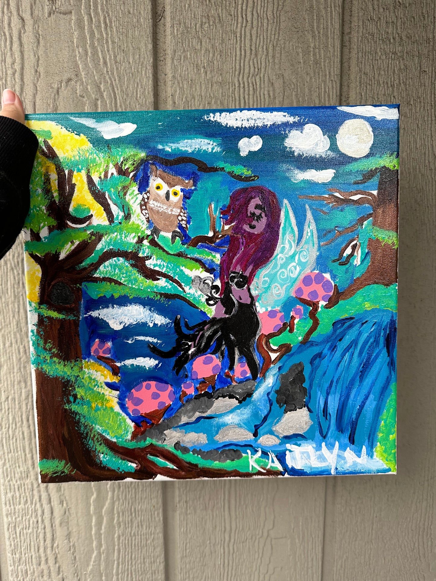 Enchanted forest abstract