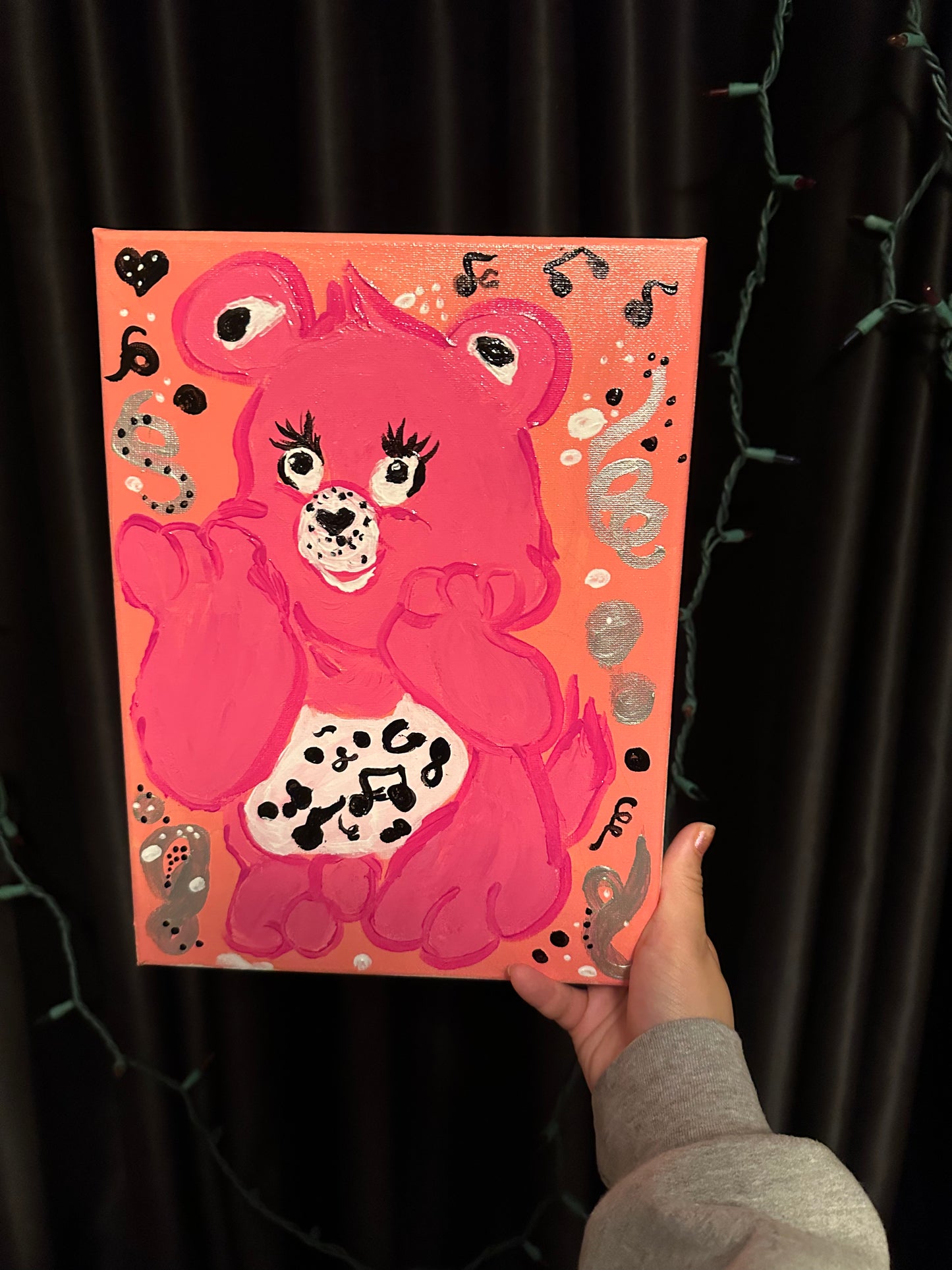 Fuchsia Bear