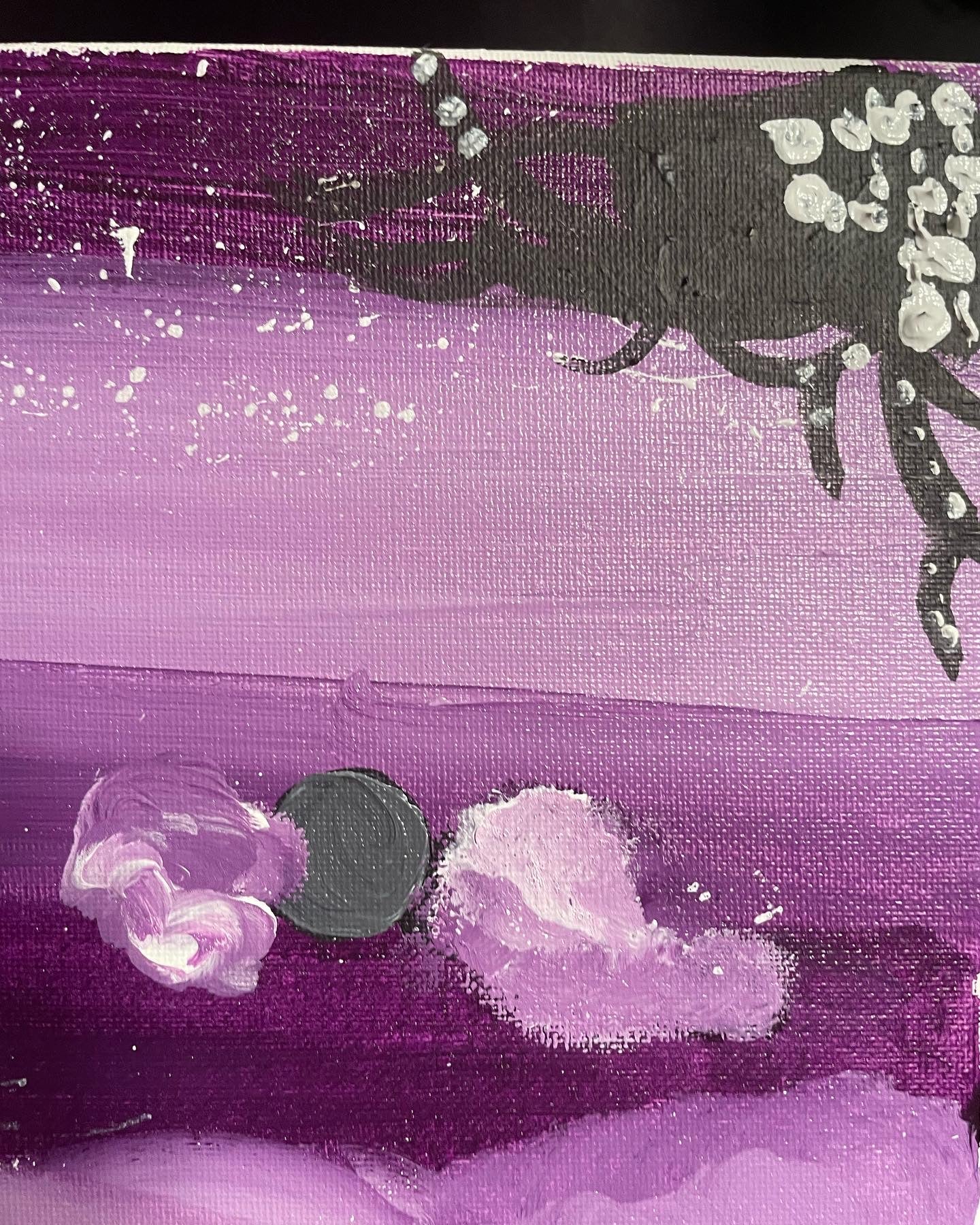 Purple Night Abstract