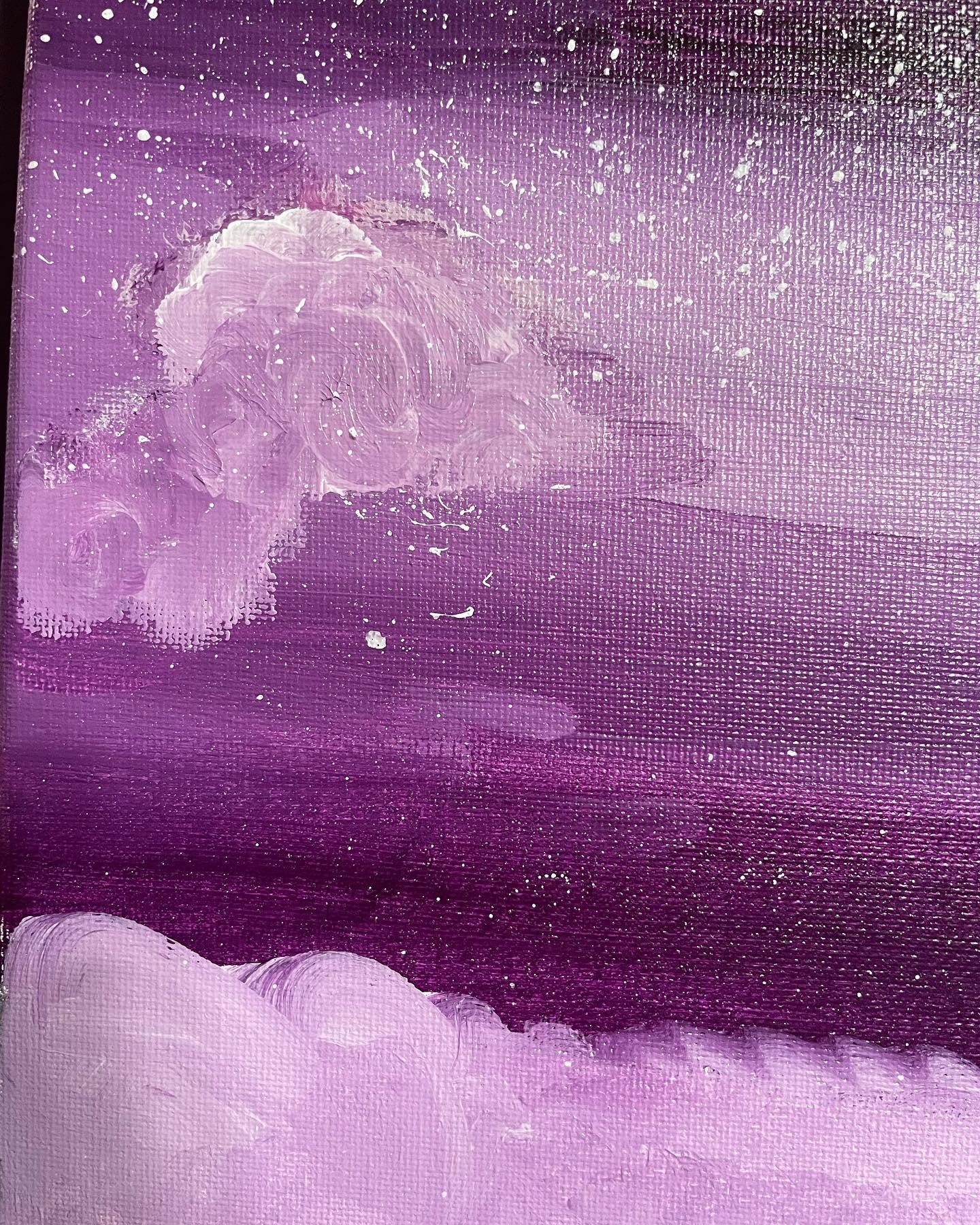 Purple Night Abstract