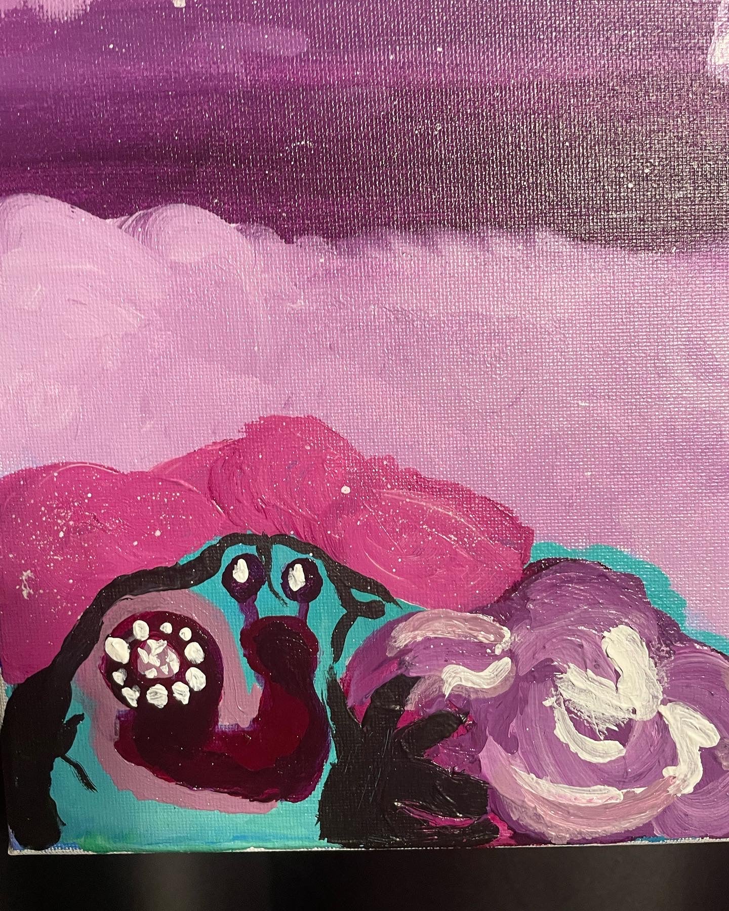 Purple Night Abstract