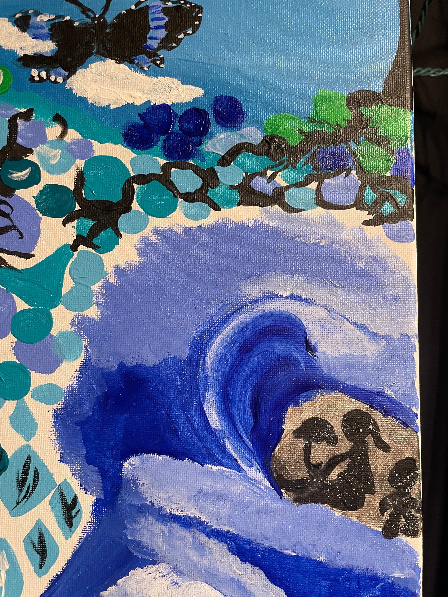 Blue World Abstract🩵🌧️