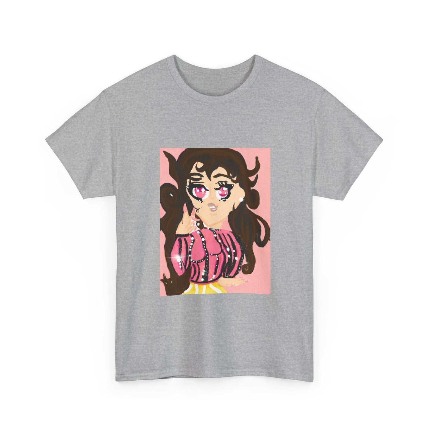 Anime Girl Rei Unisex Heavy Cotton Tee