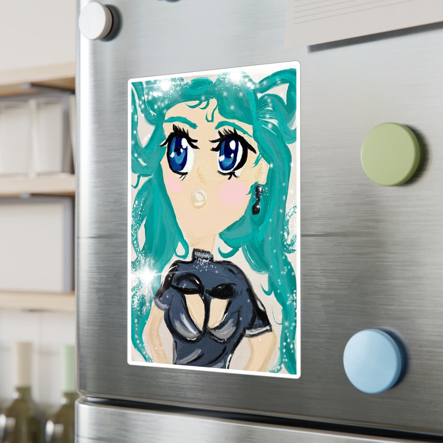 Anime Girl Sirena Kiss-Cut Vinyl Decals