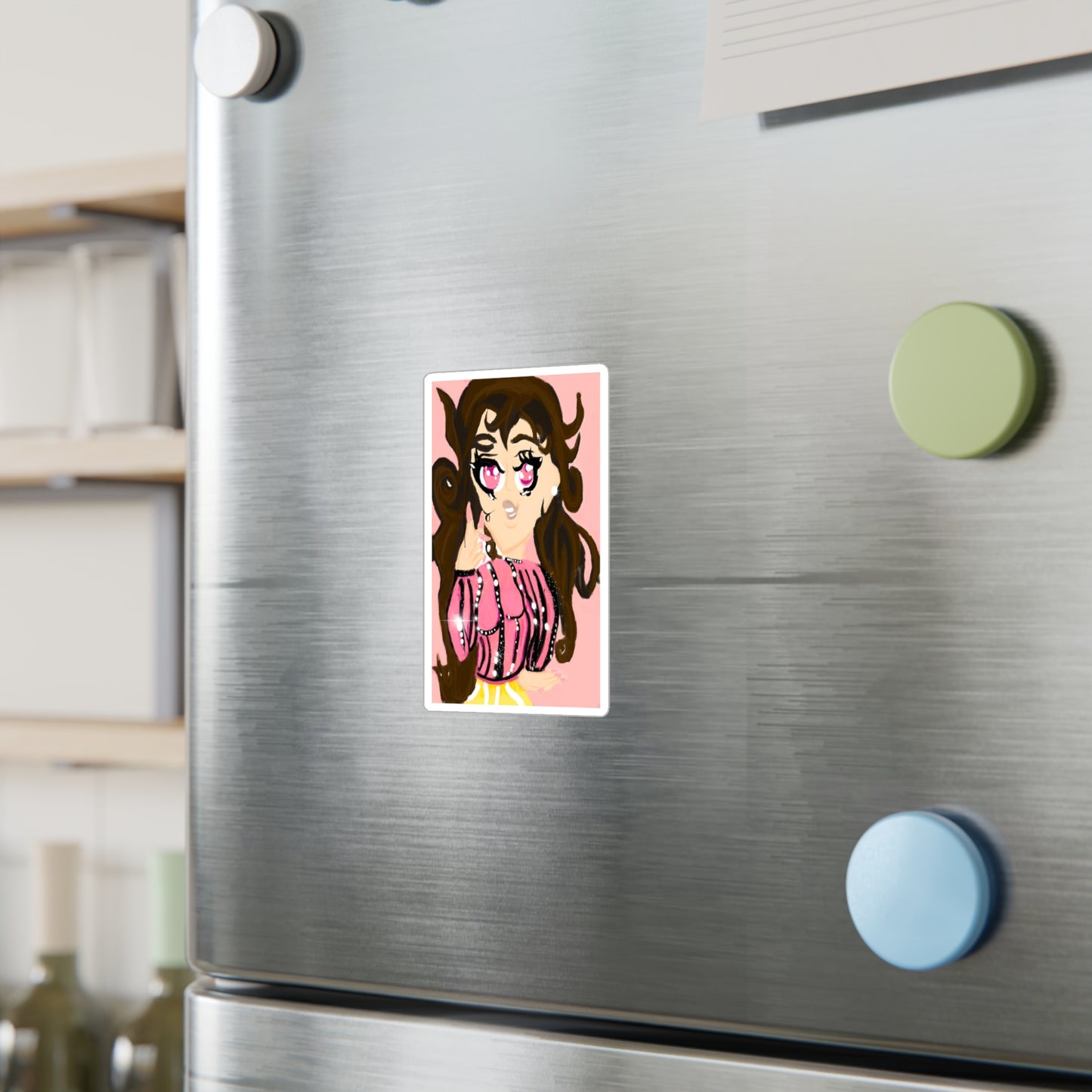 Anime Girl Rei Kiss-Cut Vinyl Decals
