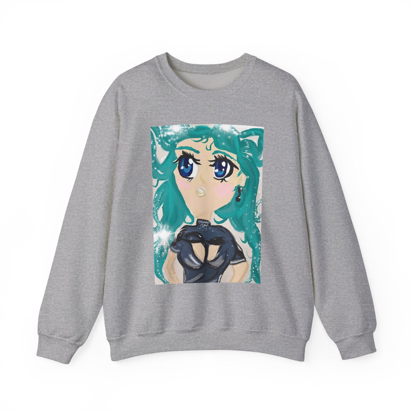Anime Girl Sirena Unisex Heavy Blend™ Crewneck Sweatshirt