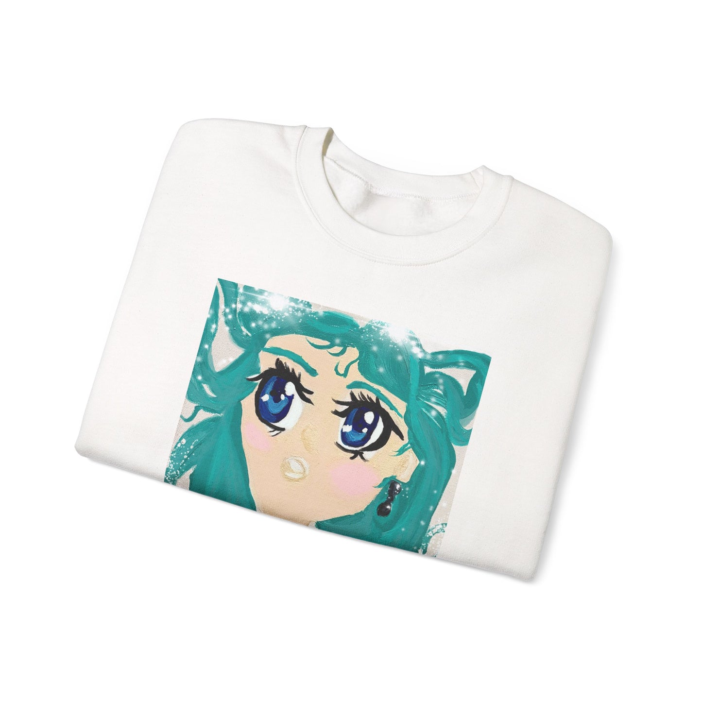 Anime Girl Sirena Unisex Heavy Blend™ Crewneck Sweatshirt