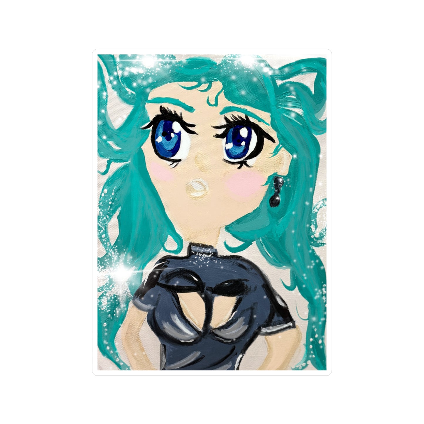 Anime Girl Sirena Kiss-Cut Vinyl Decals