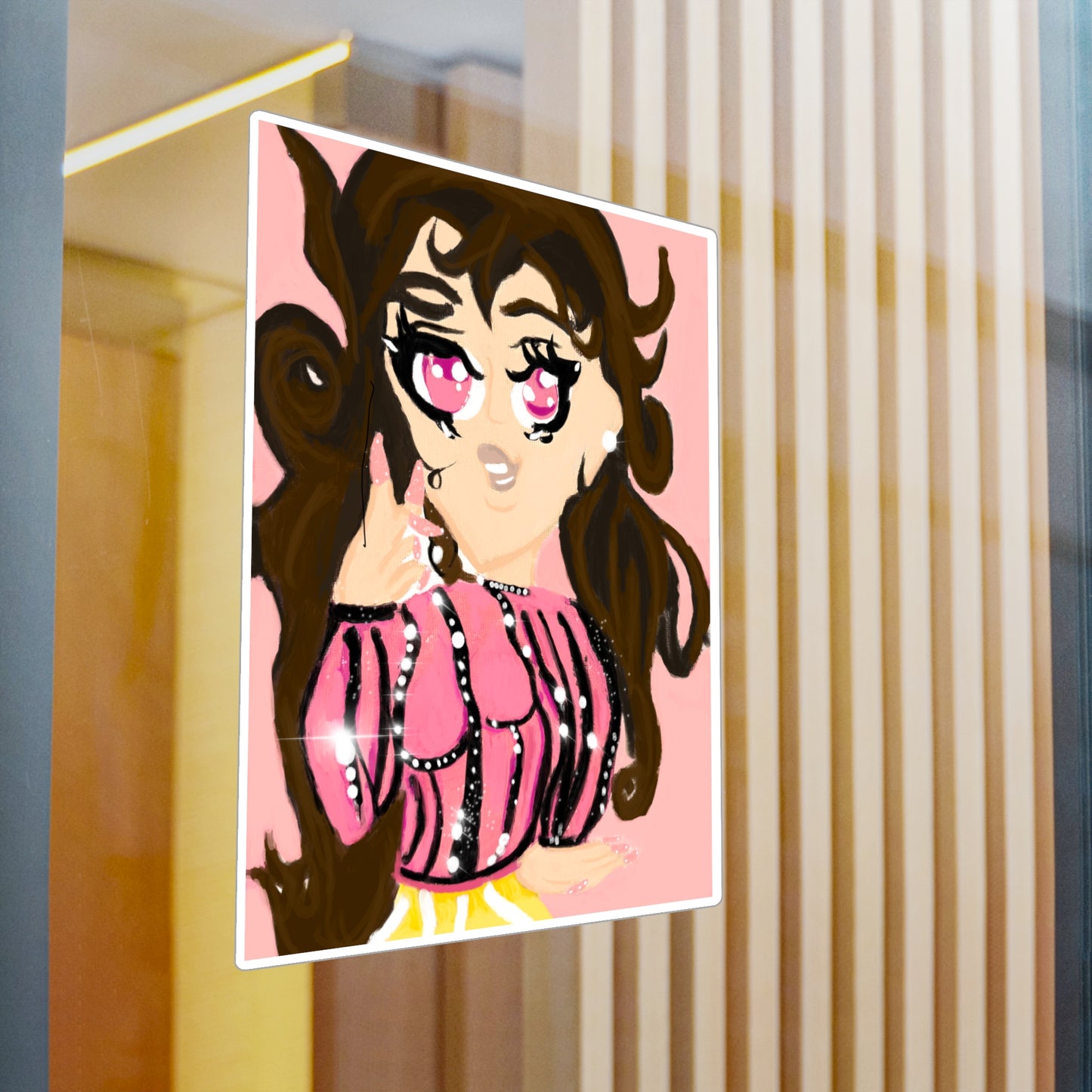 Anime Girl Rei Kiss-Cut Vinyl Decals