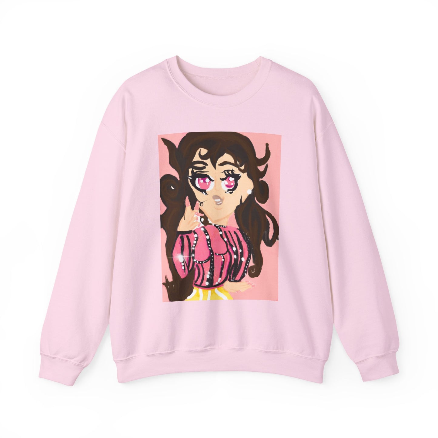 Anime Girl Rei Unisex Heavy Blend™ Crewneck Sweatshirt