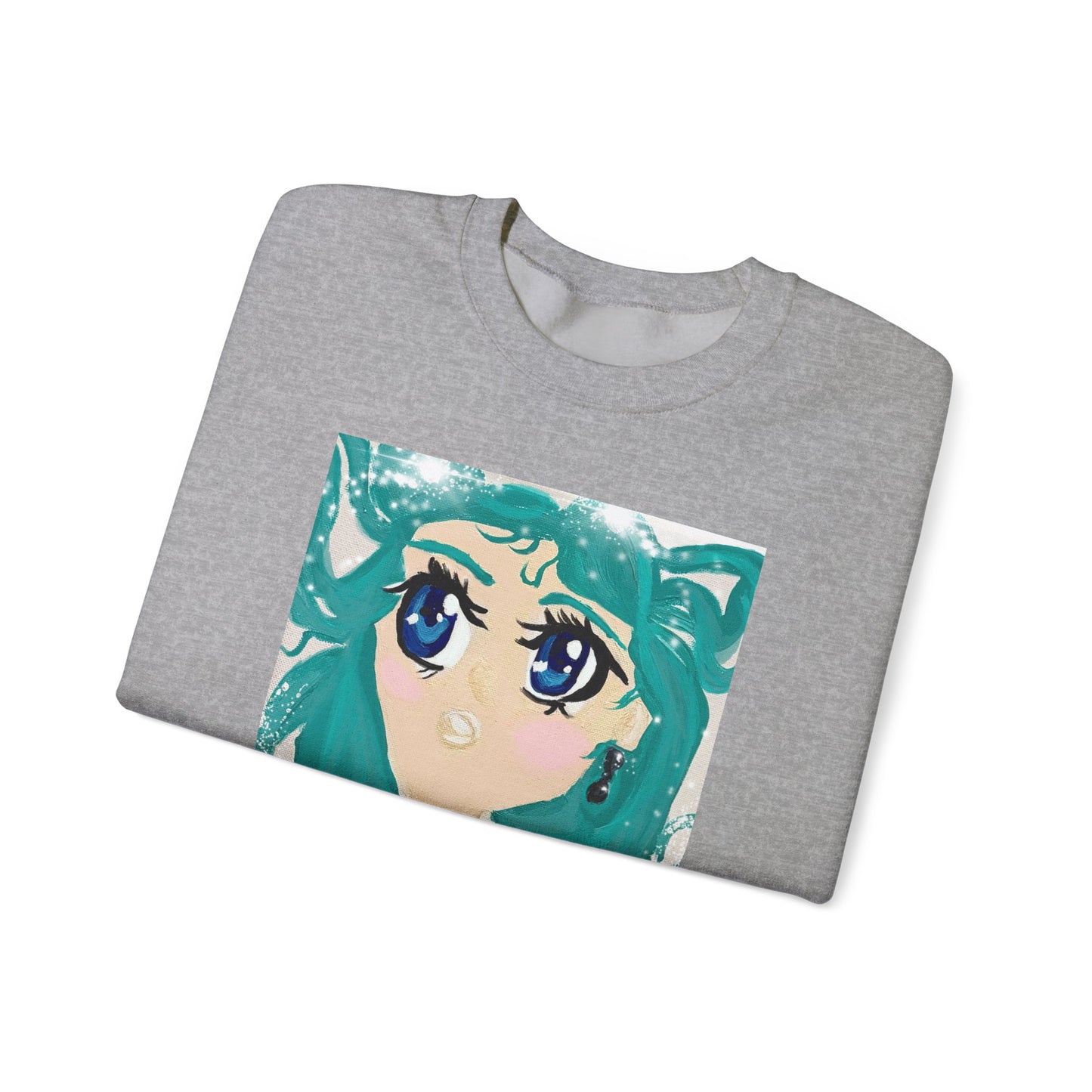 Anime Girl Sirena Unisex Heavy Blend™ Crewneck Sweatshirt