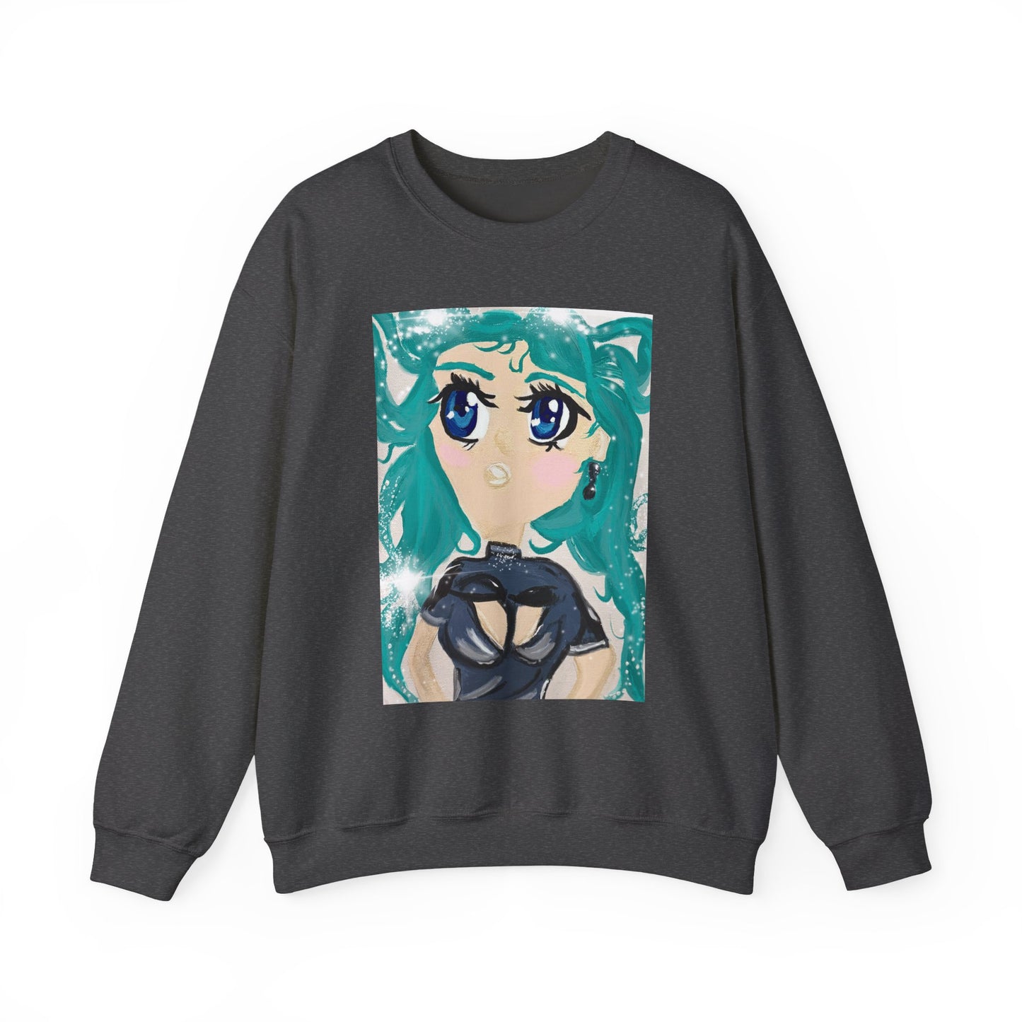 Anime Girl Sirena Unisex Heavy Blend™ Crewneck Sweatshirt