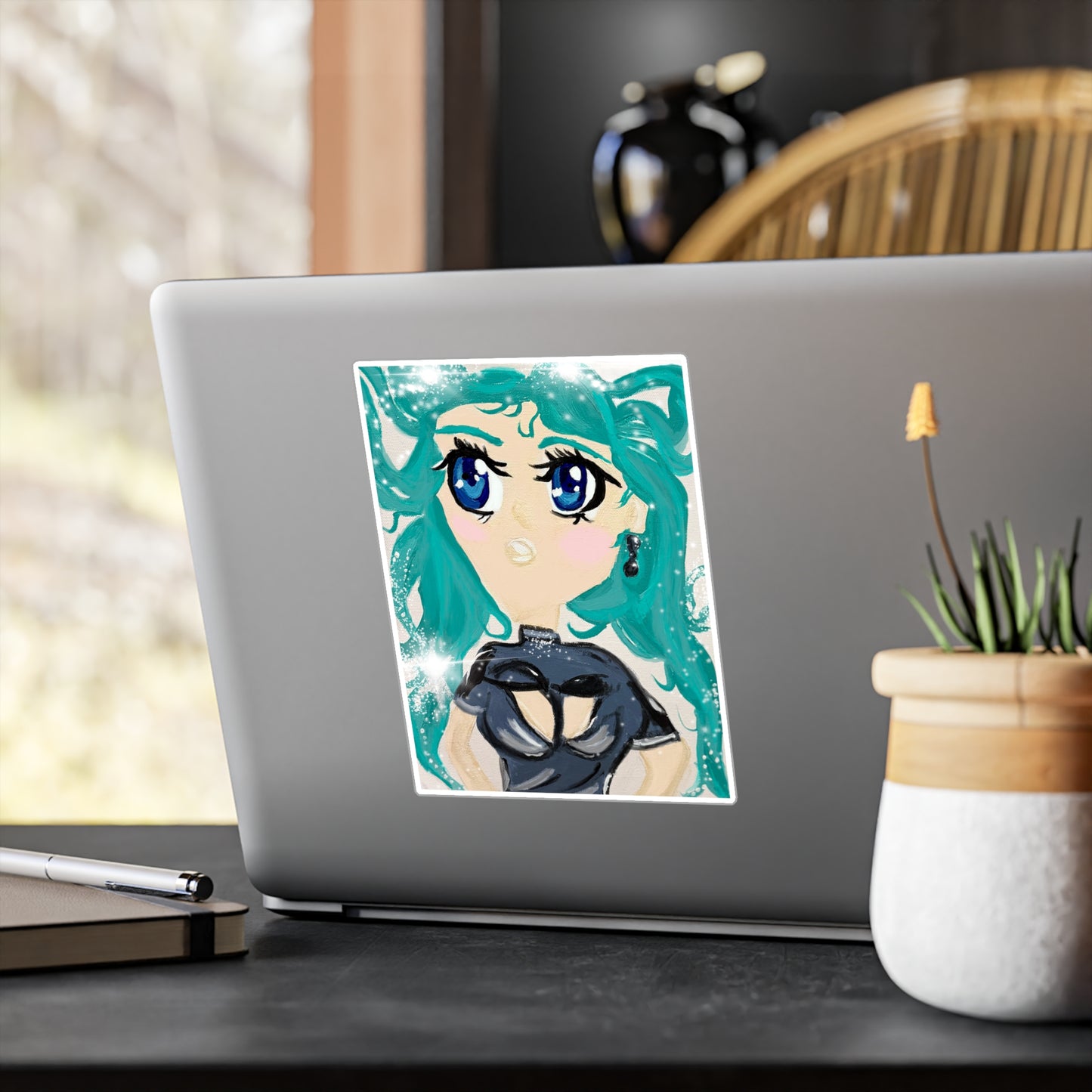 Anime Girl Sirena Kiss-Cut Vinyl Decals