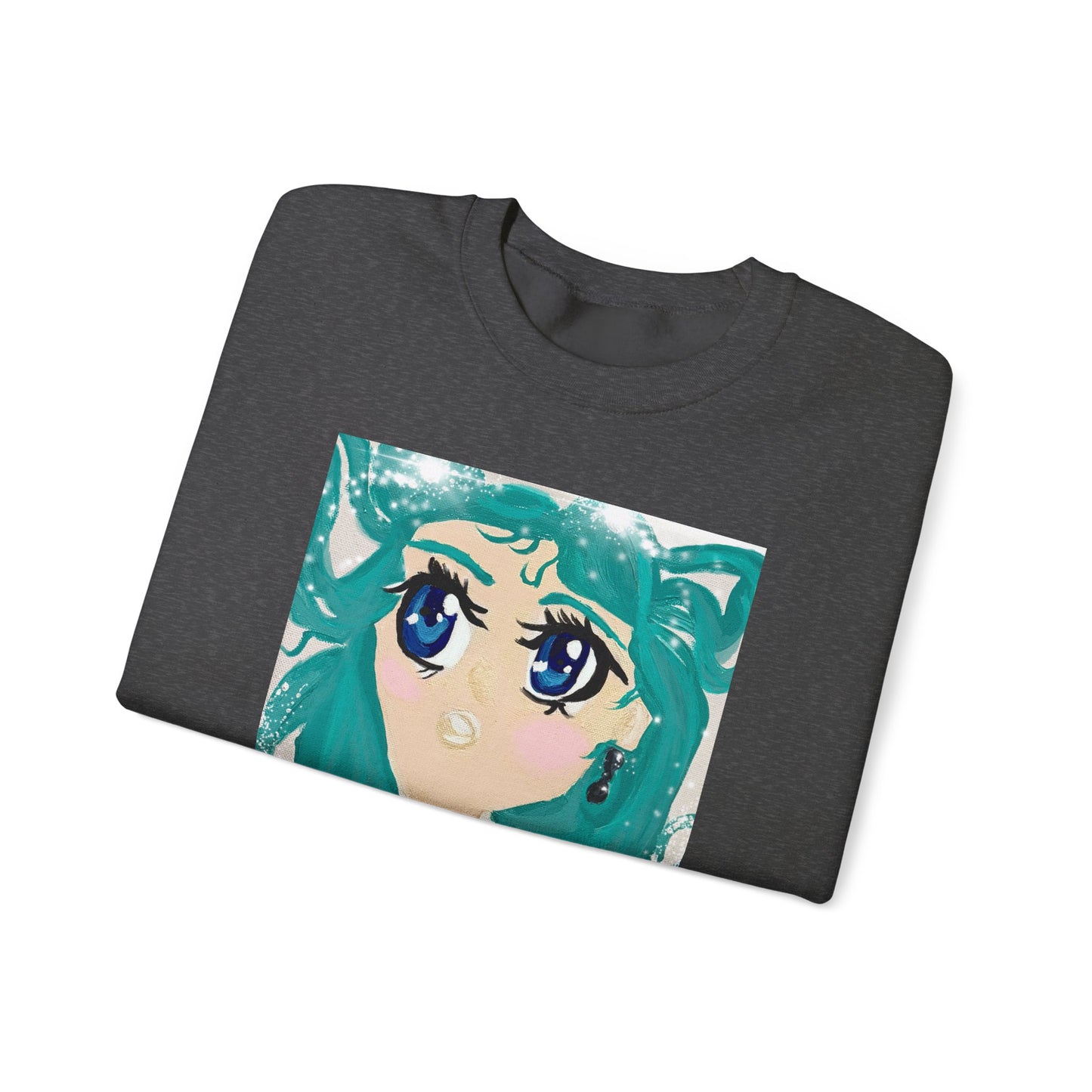 Anime Girl Sirena Unisex Heavy Blend™ Crewneck Sweatshirt