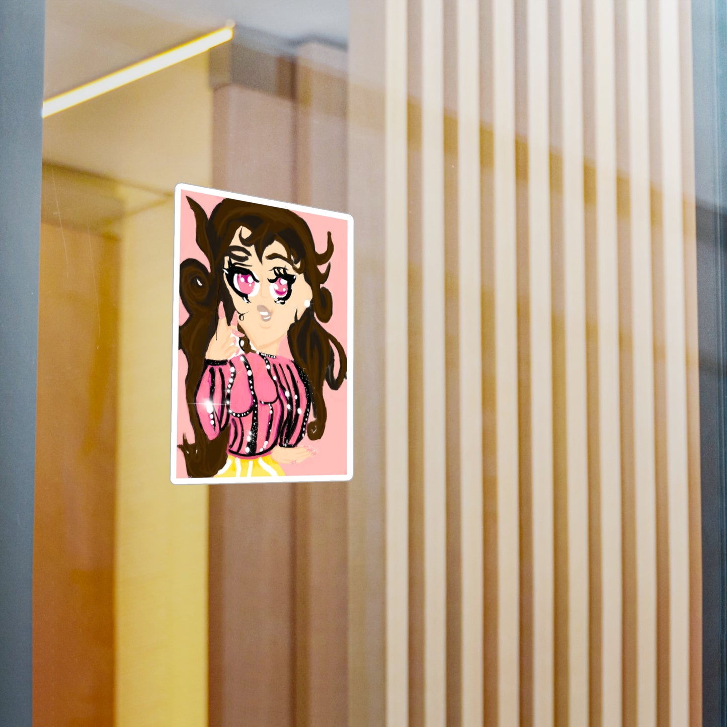 Anime Girl Rei Kiss-Cut Vinyl Decals