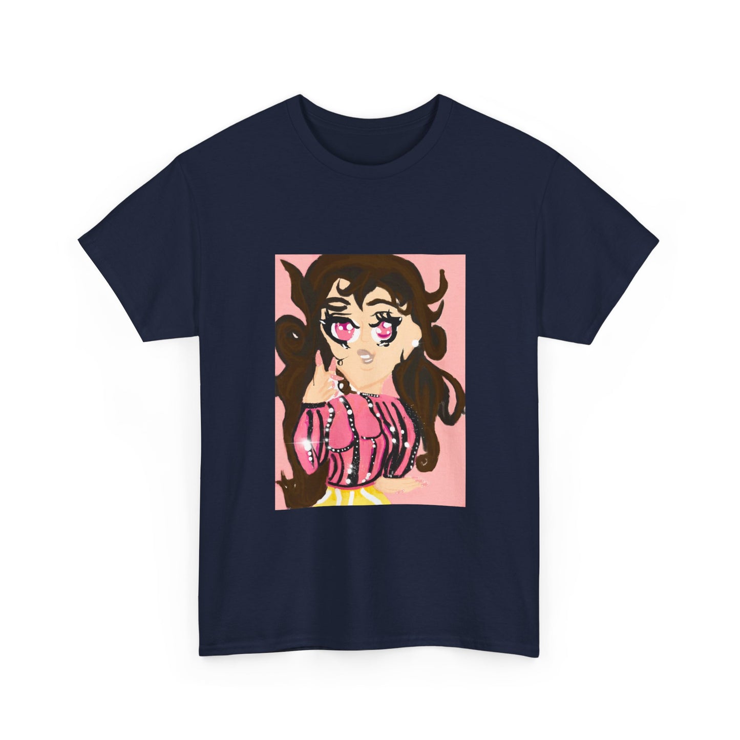Anime Girl Rei Unisex Heavy Cotton Tee
