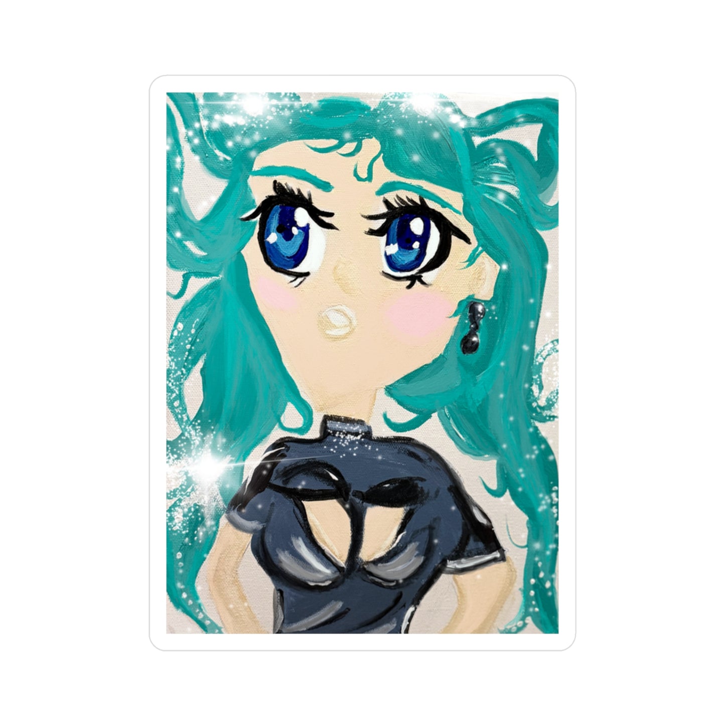 Anime Girl Sirena Kiss-Cut Vinyl Decals