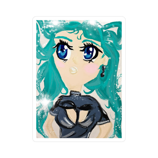 Anime Girl Sirena Kiss-Cut Vinyl Decals