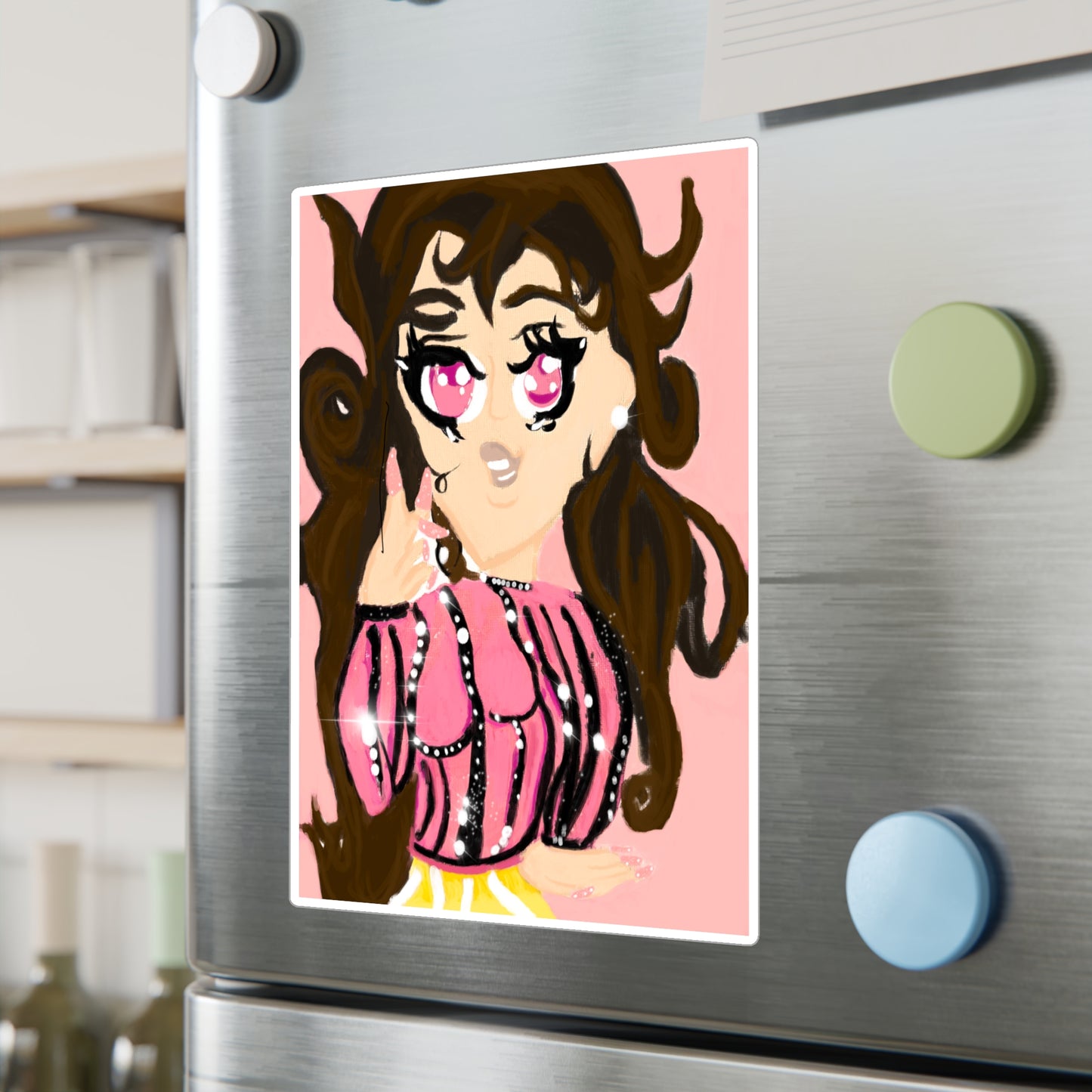 Anime Girl Rei Kiss-Cut Vinyl Decals