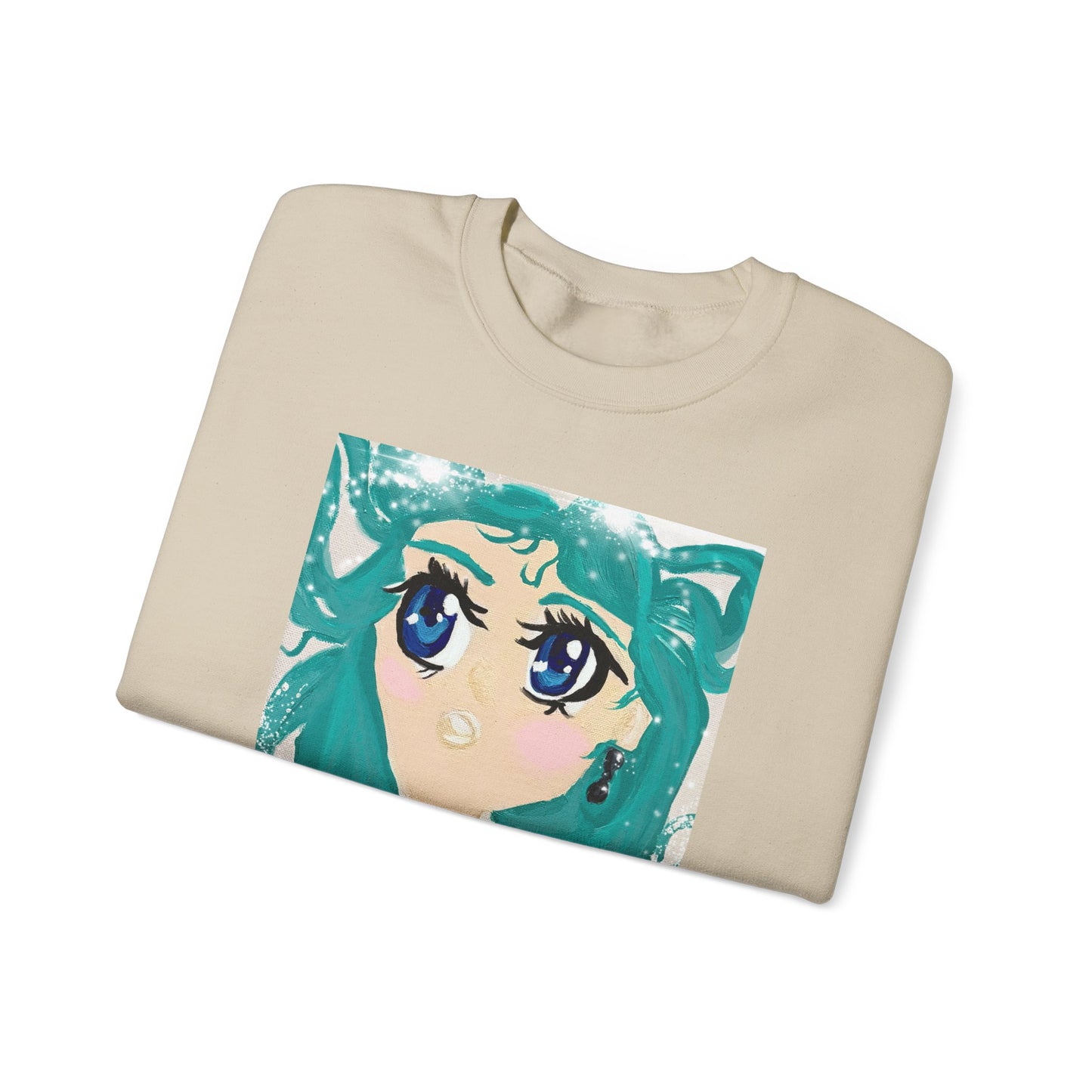 Anime Girl Sirena Unisex Heavy Blend™ Crewneck Sweatshirt