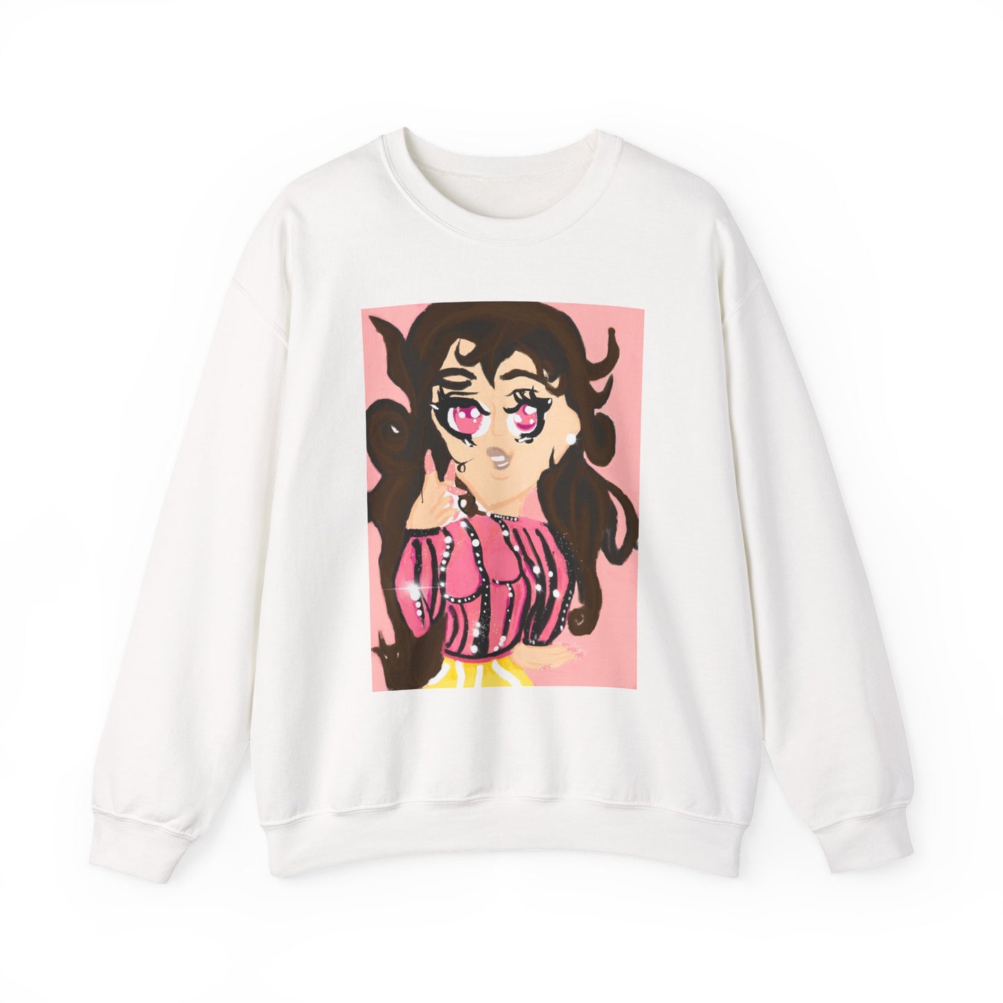 Anime Girl Rei Unisex Heavy Blend™ Crewneck Sweatshirt