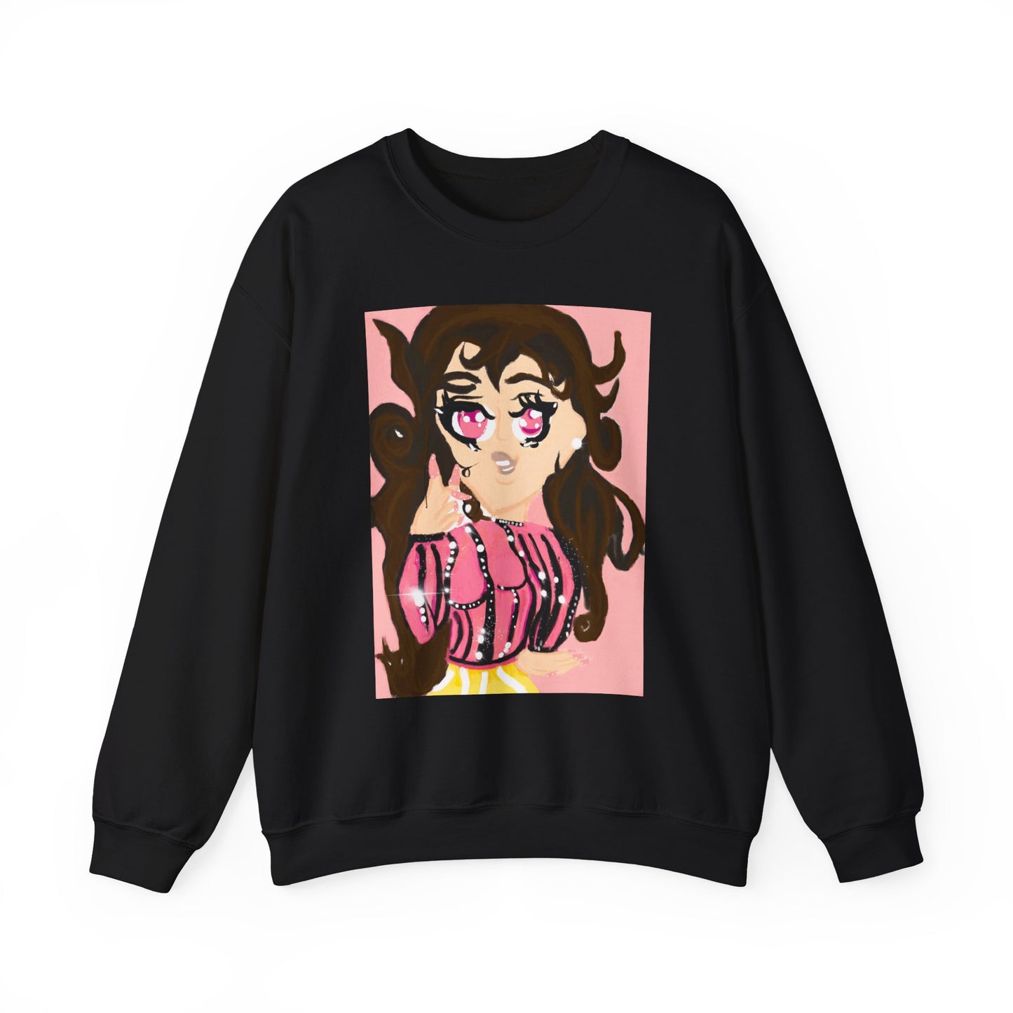 Anime Girl Rei Unisex Heavy Blend™ Crewneck Sweatshirt