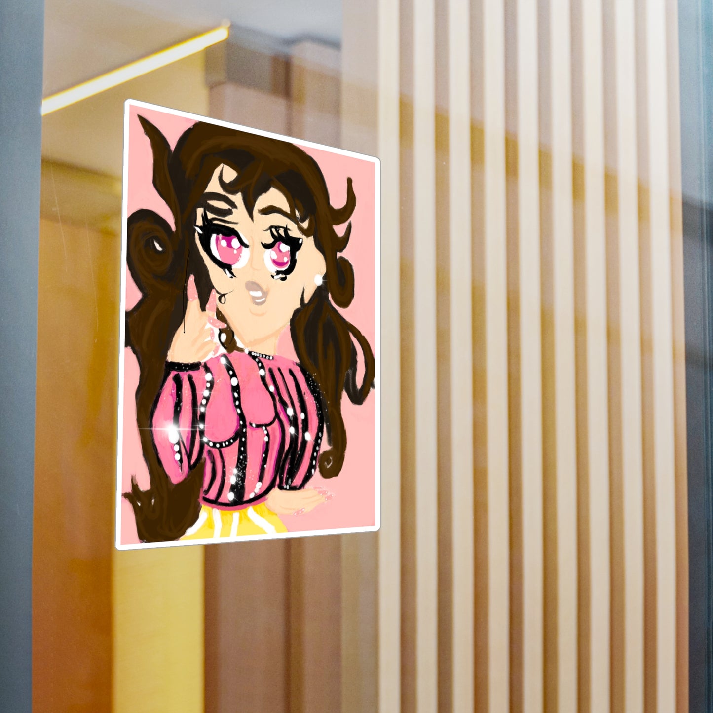 Anime Girl Rei Kiss-Cut Vinyl Decals