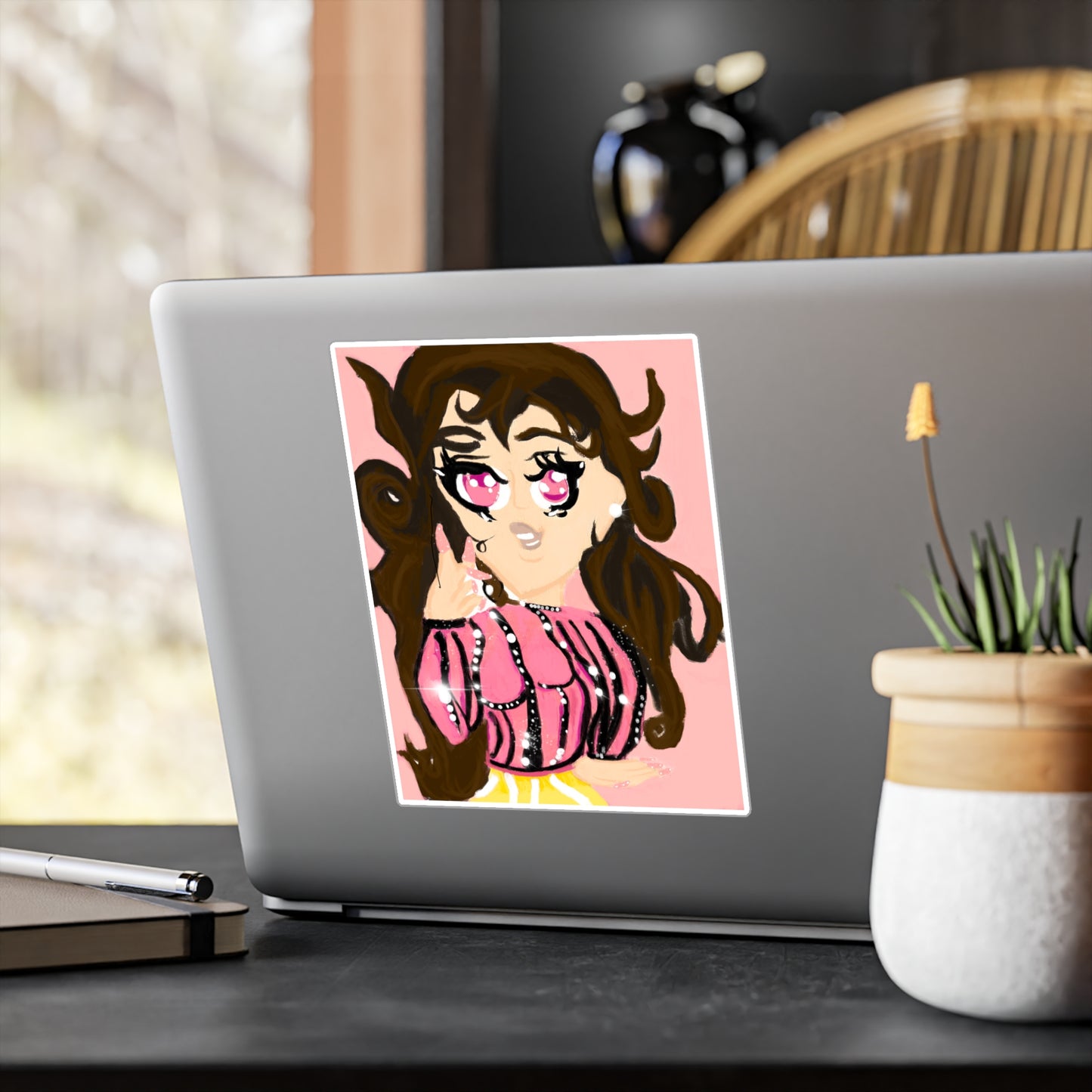 Anime Girl Rei Kiss-Cut Vinyl Decals