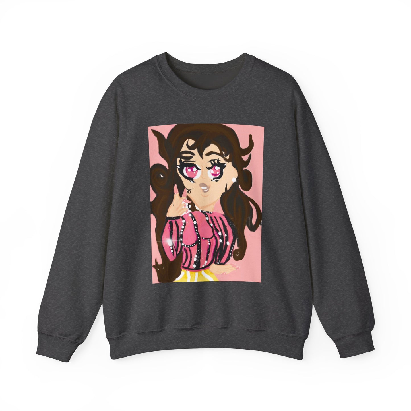Anime Girl Rei Unisex Heavy Blend™ Crewneck Sweatshirt