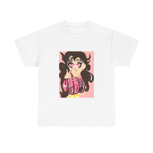 Anime Girl Rei Unisex Heavy Cotton Tee