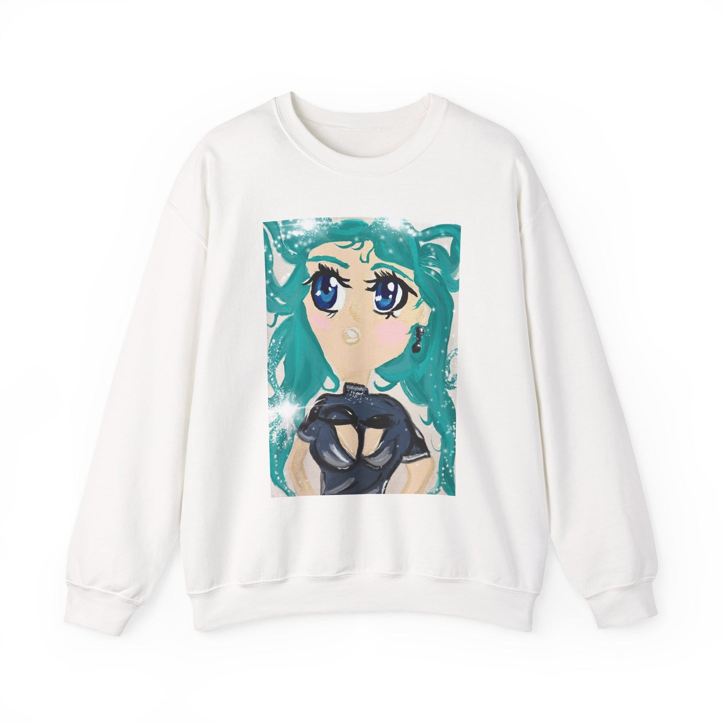 Anime Girl Sirena Unisex Heavy Blend™ Crewneck Sweatshirt