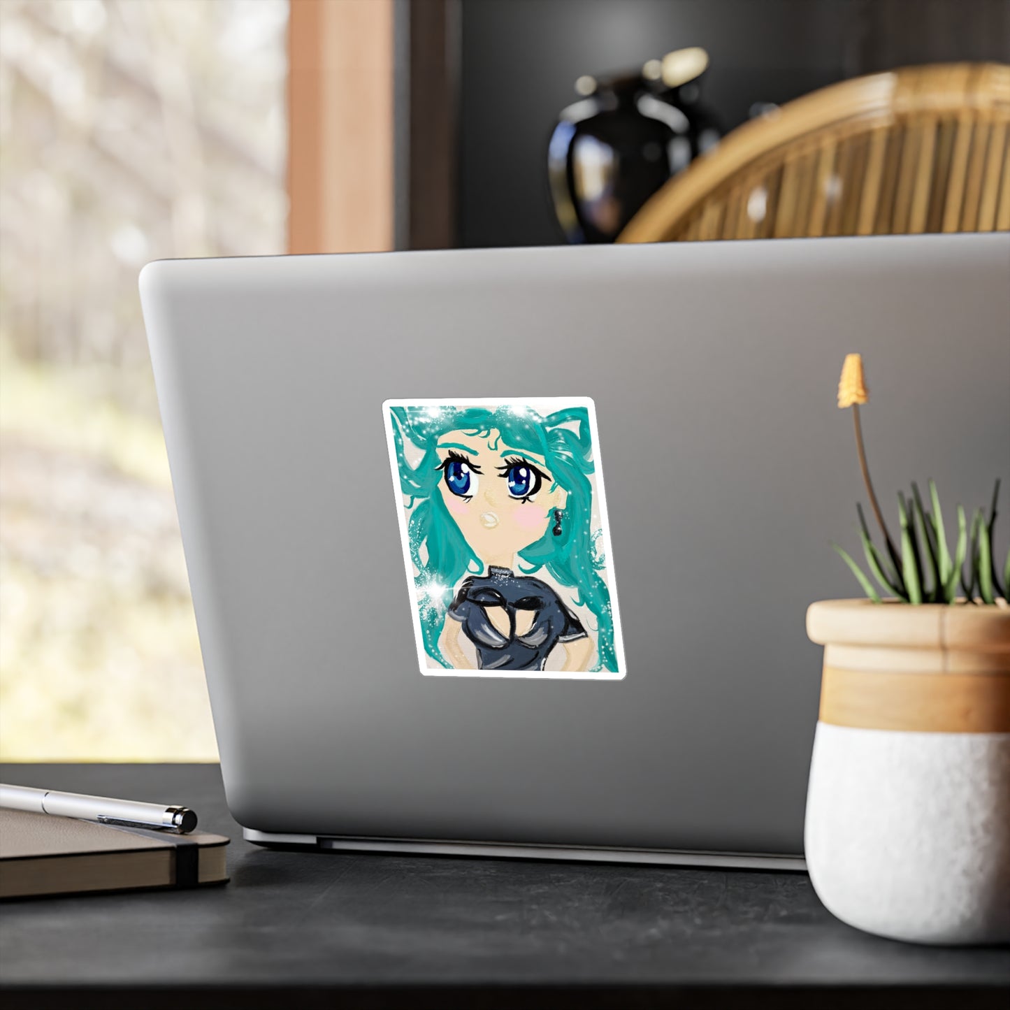 Anime Girl Sirena Kiss-Cut Vinyl Decals