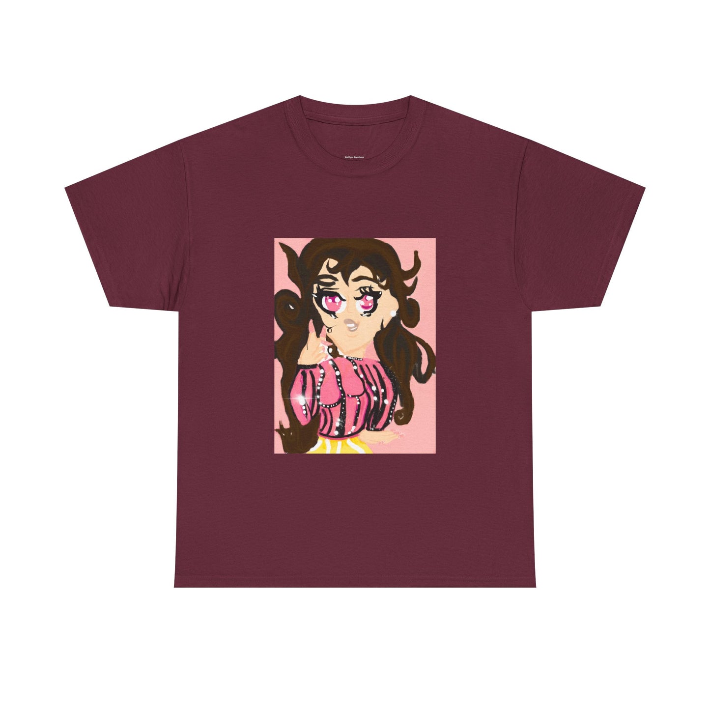 Anime Girl Rei Unisex Heavy Cotton Tee