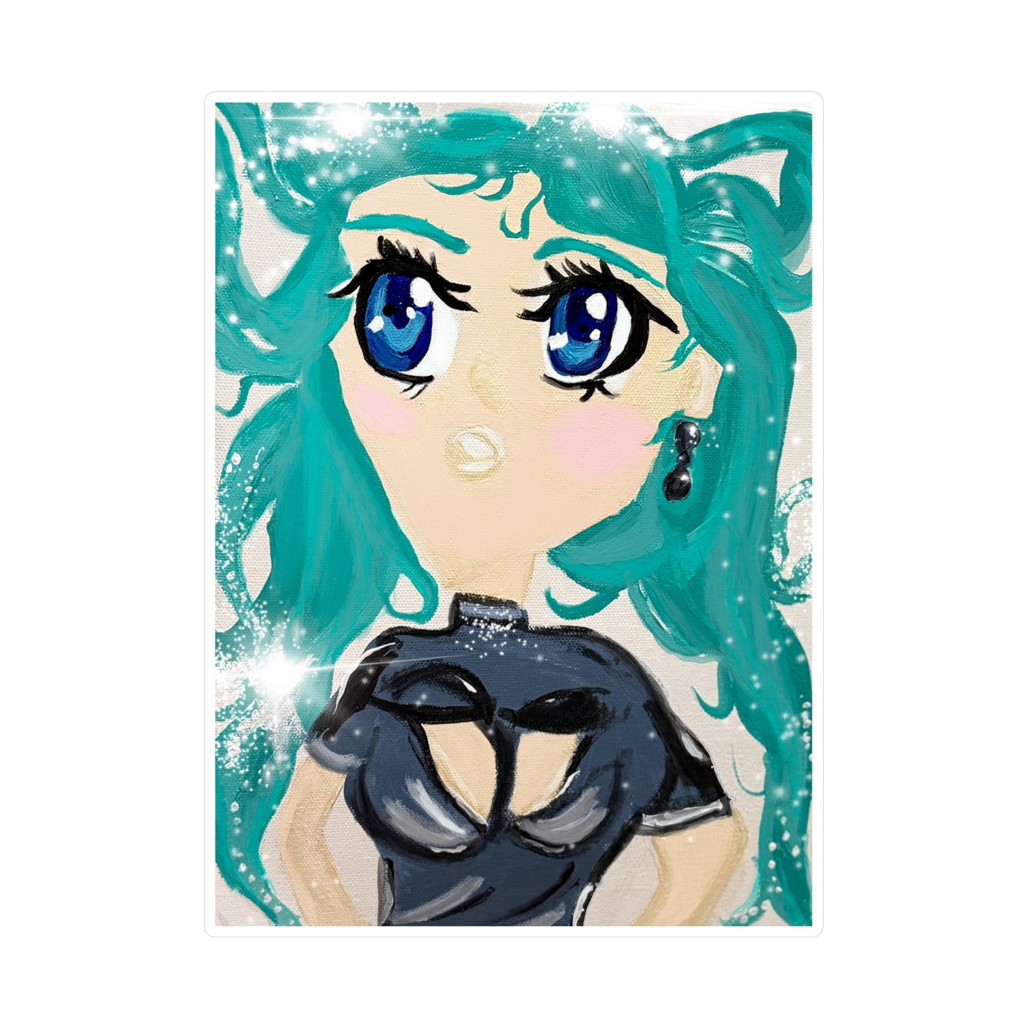 Anime Girl Sirena Kiss-Cut Vinyl Decals