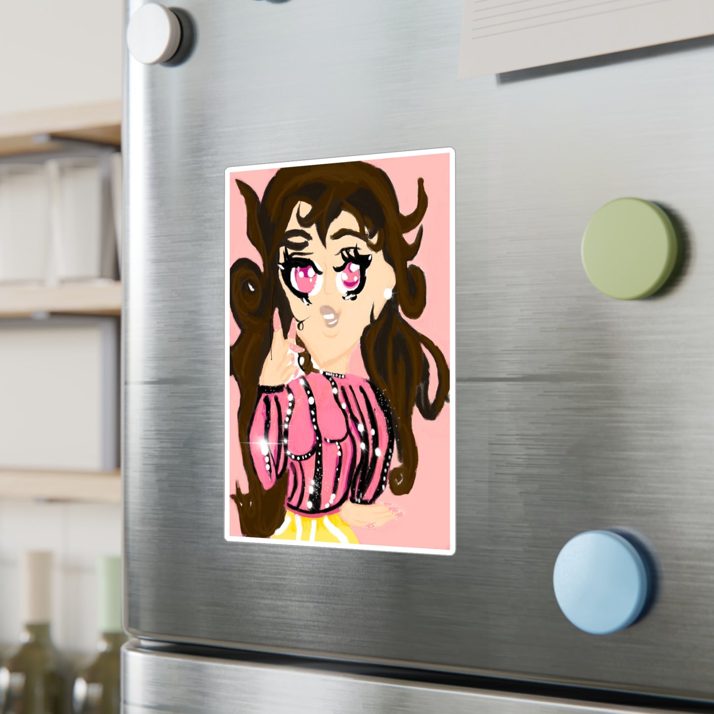 Anime Girl Rei Kiss-Cut Vinyl Decals